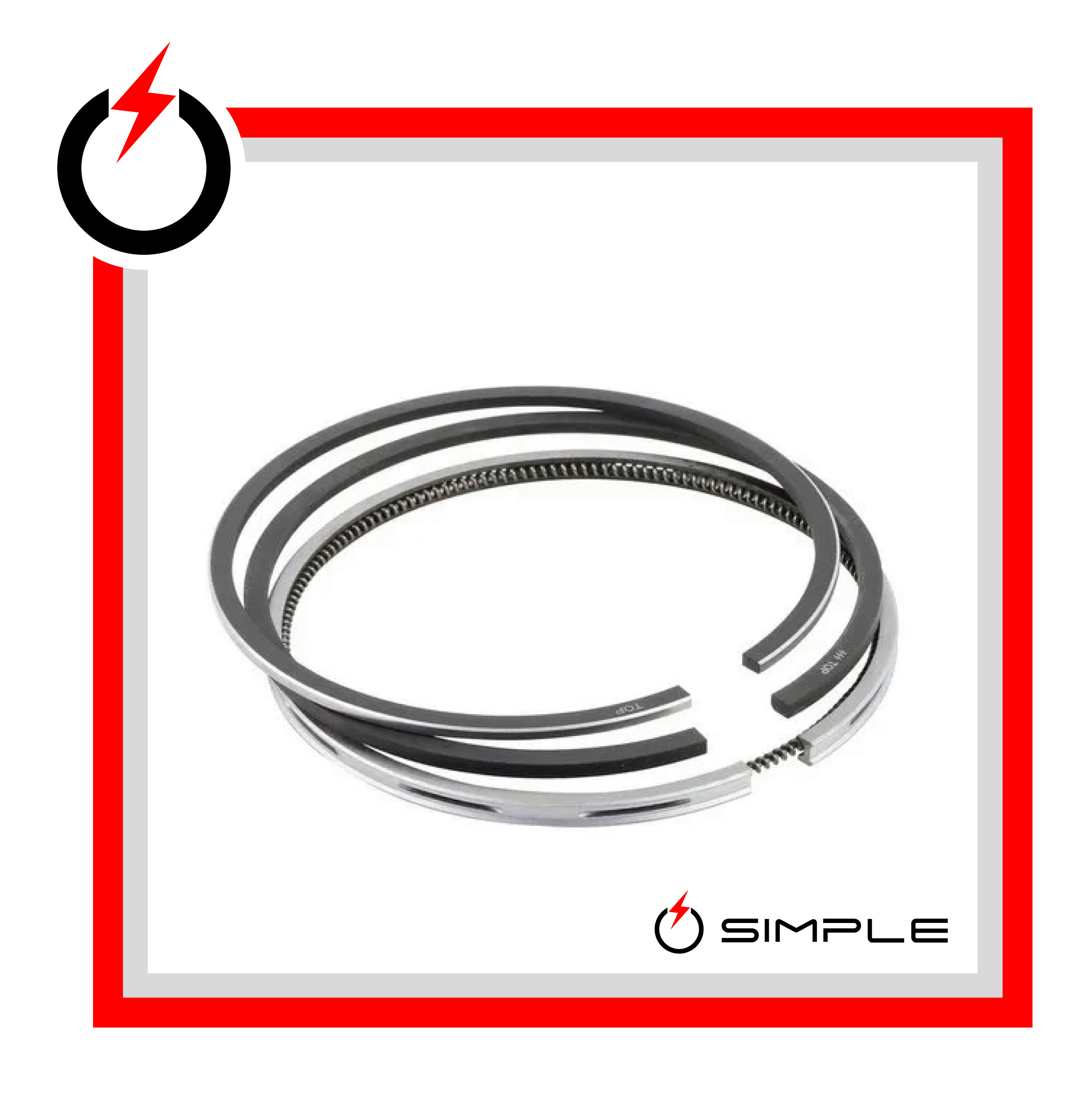 12211490 SET OF PISTON RINGS